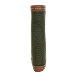 Wolverine Canvas & Leather Trifold Wallet Brown/Olive Outlet
