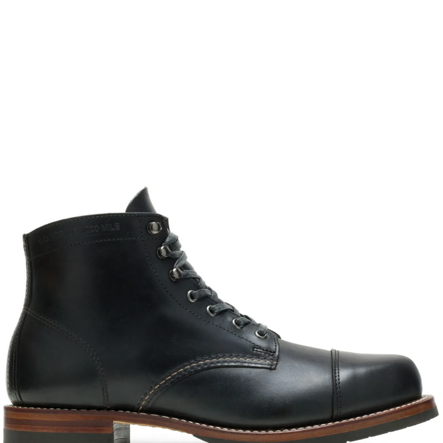 Wolverine Men'S 1000 Mile Cap-Toe Classic Boot Black Shop