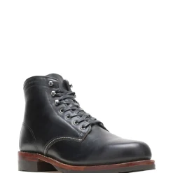 Wolverine Men'S 1000 Mile Plain-Toe Classic Boot Black Leather Sale