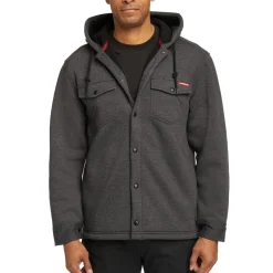 Wolverine Men'S Bucksaw Knit Shirt Jac Black Heather Flash Sale