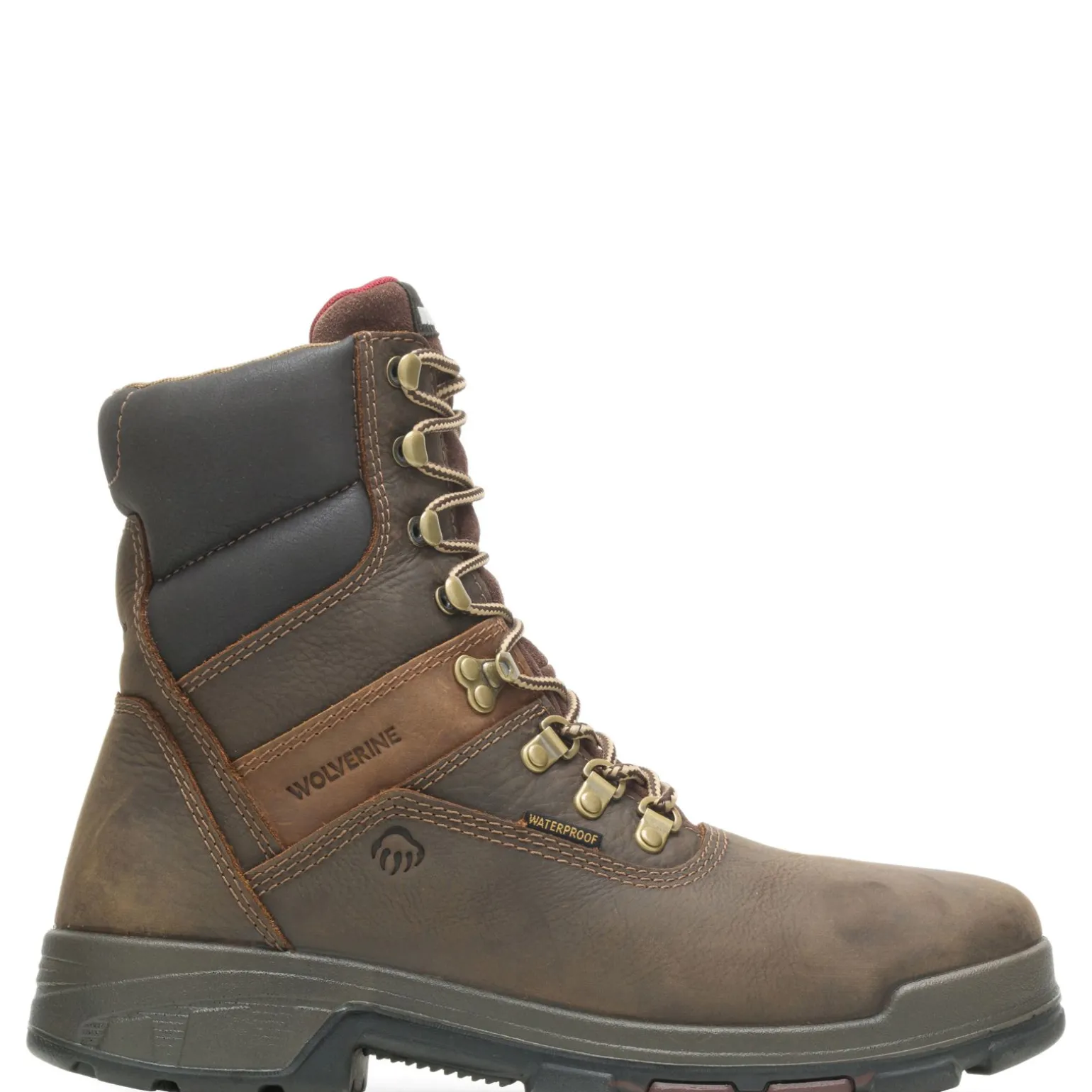 Wolverine Men'S Cabor Epx® Waterproof Composite Toe 8" Work Boot Dark Brown Outlet