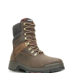 Wolverine Men'S Cabor Epx® Waterproof Composite Toe 8" Work Boot Dark Brown Outlet