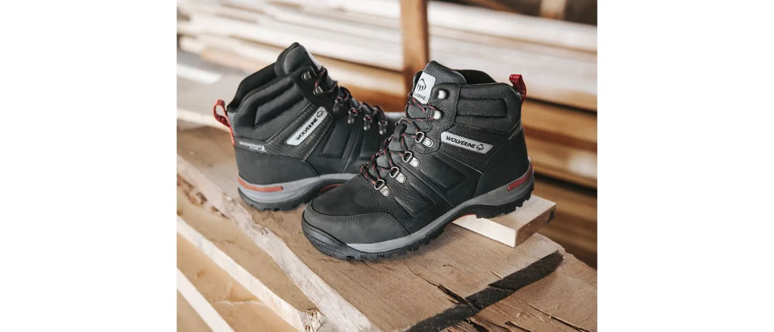 Wolverine Men'S Chisel 6" Steel-Toe Work Boot Black Sale