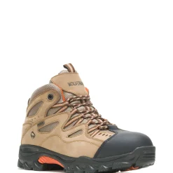 Wolverine Men'S Durant Waterproof Steel-Toe Work Boot Light Brown/Orange Fashion