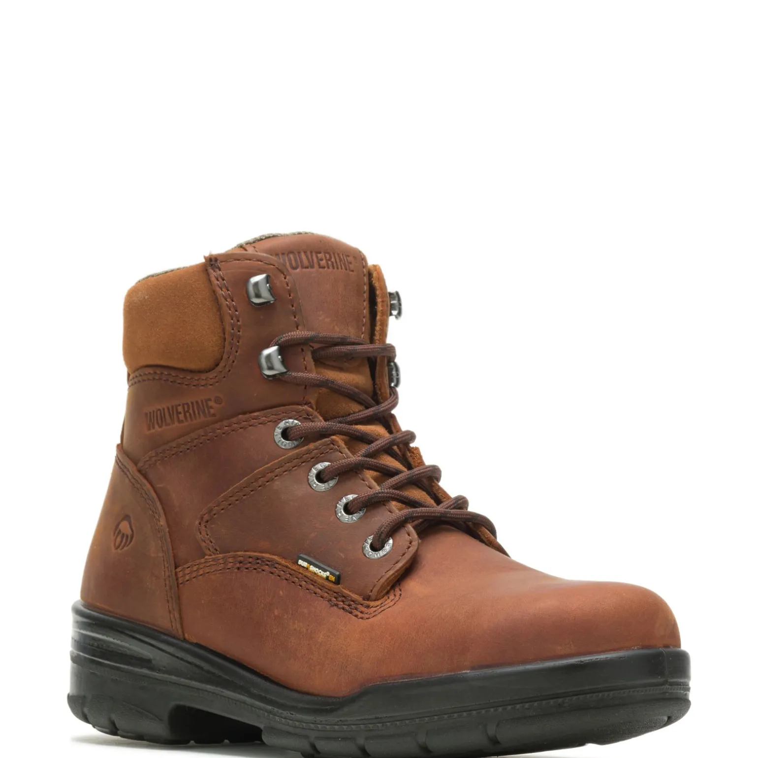 Wolverine Men'S Durashocks® Slip Resistant Steel-Toe 6" Work Boot Canyon New