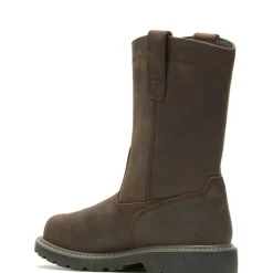 Wolverine Men'S Floorhand Met-Guard Steel-Toe Wellington Work Boot Dark Brown Fashion