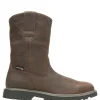 Wolverine Men'S Floorhand Square-Toe Steel-Toe Wellington Work Boot Dark Brown Hot