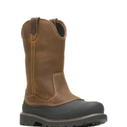 Wolverine Men'S Floorhand Swamp Steel-Toe Work Wellington Dark Brown Hot