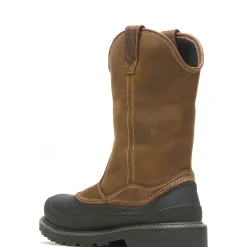 Wolverine Men'S Floorhand Swamp Steel-Toe Work Wellington Dark Brown Hot