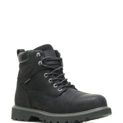 Wolverine Men'S Floorhand Waterproof Steel-Toe 6" Work Boot Black Store