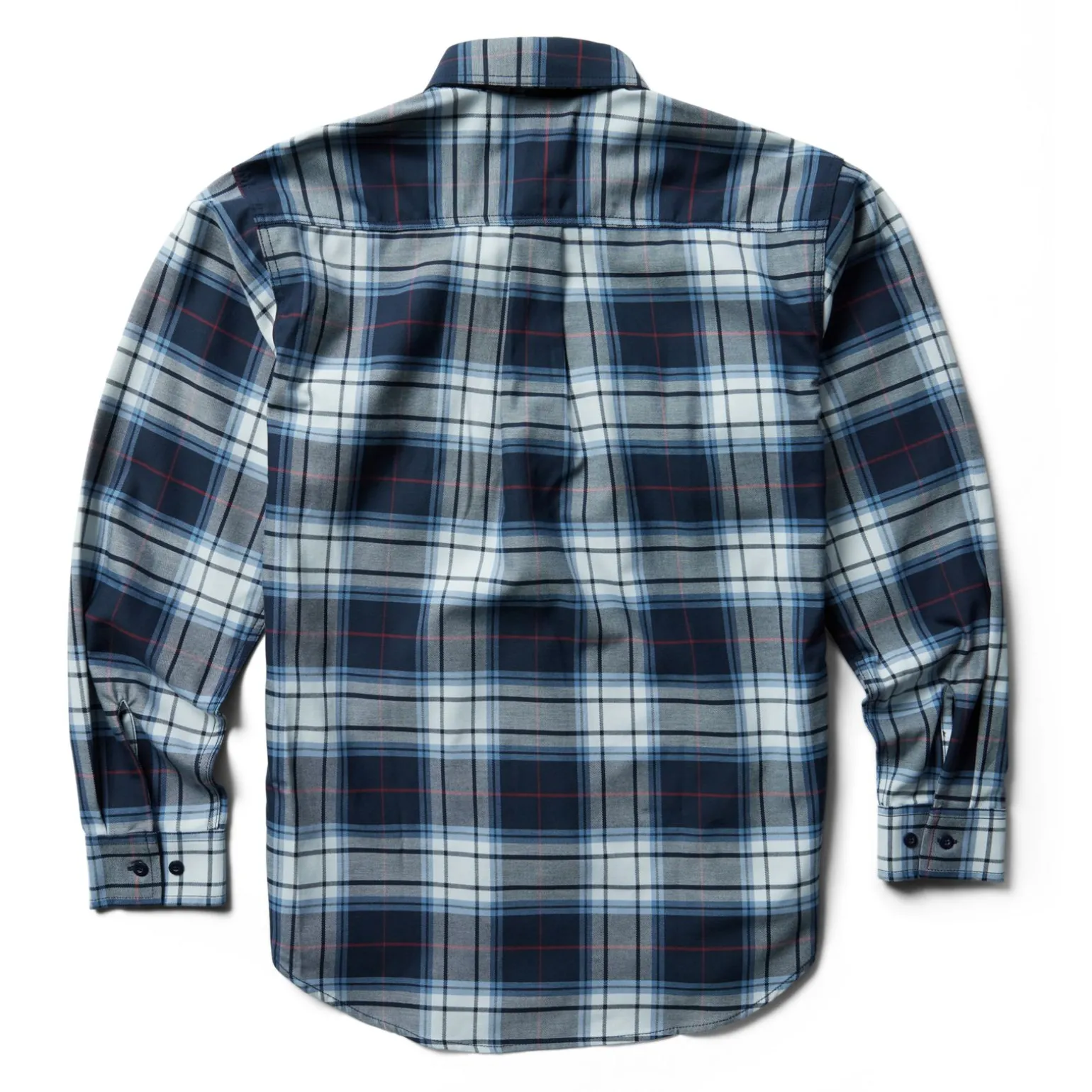 Wolverine Men'S Fr Plaid Long Sleeve Twill Shirt Navy Plaid Online