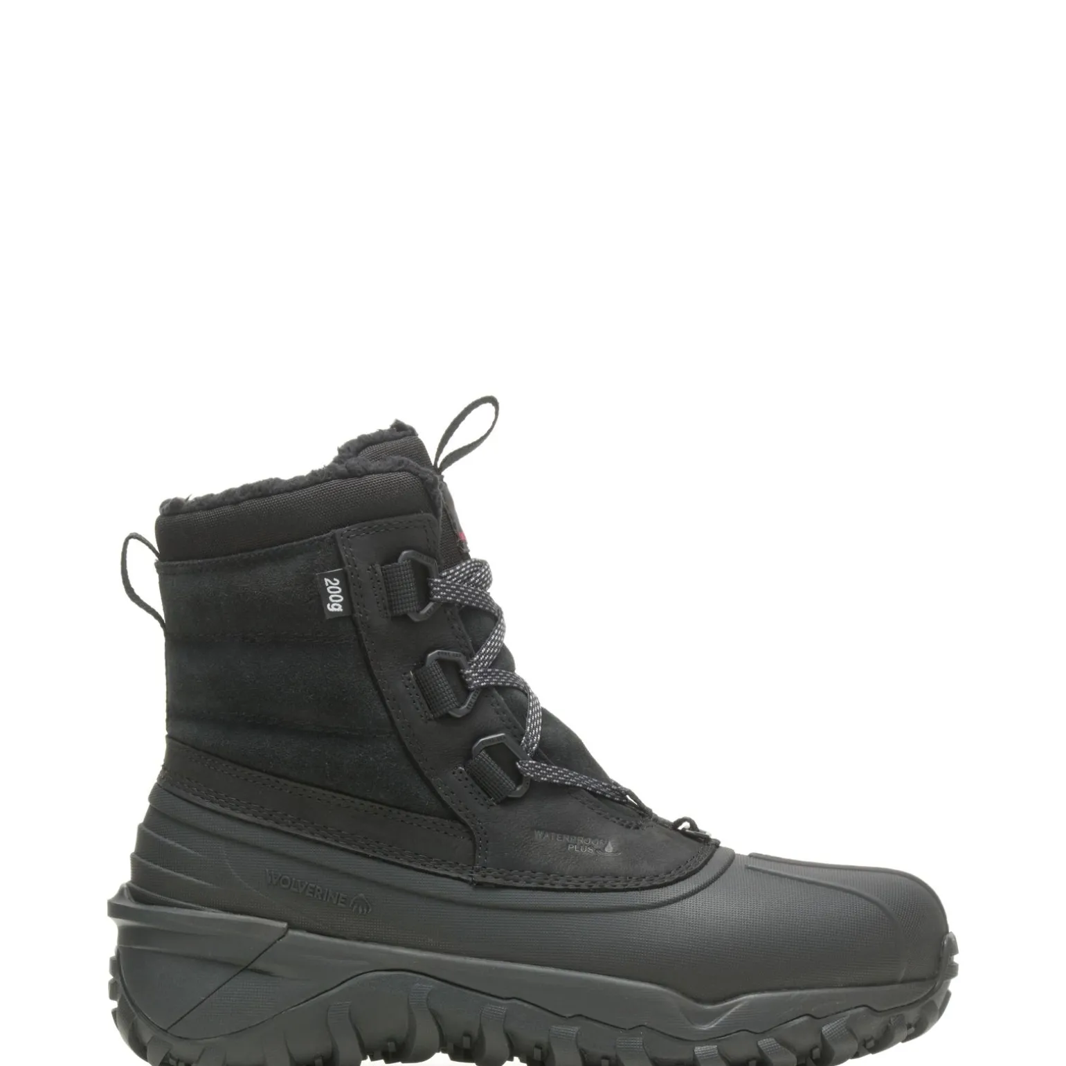 Wolverine Men'S Glacier Surge Insulated Boot Black Cheap