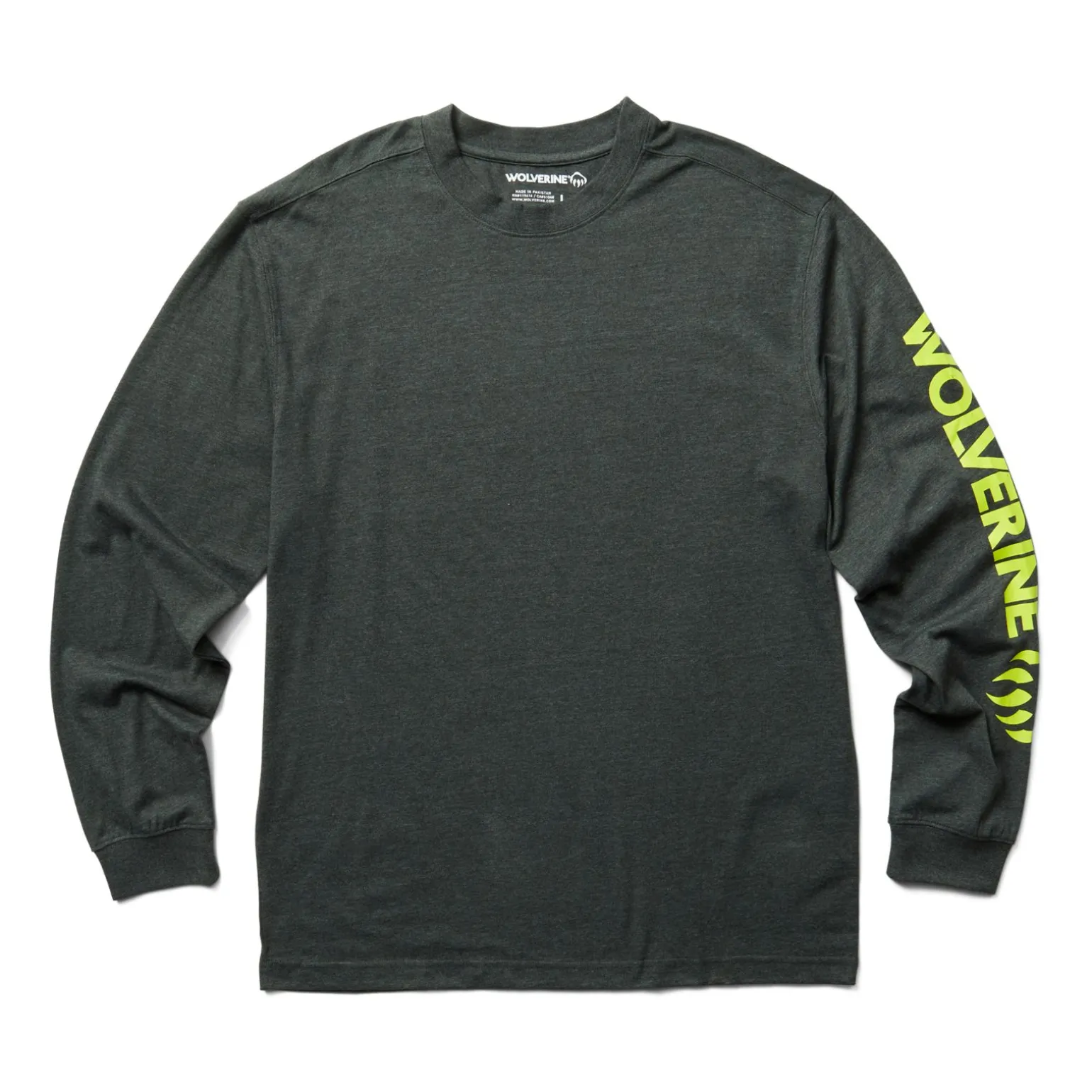 Wolverine Men'S Graphic Long Sleeve Dark Grey Heather Cheap