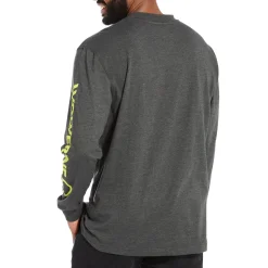 Wolverine Men'S Graphic Long Sleeve Dark Grey Heather Cheap