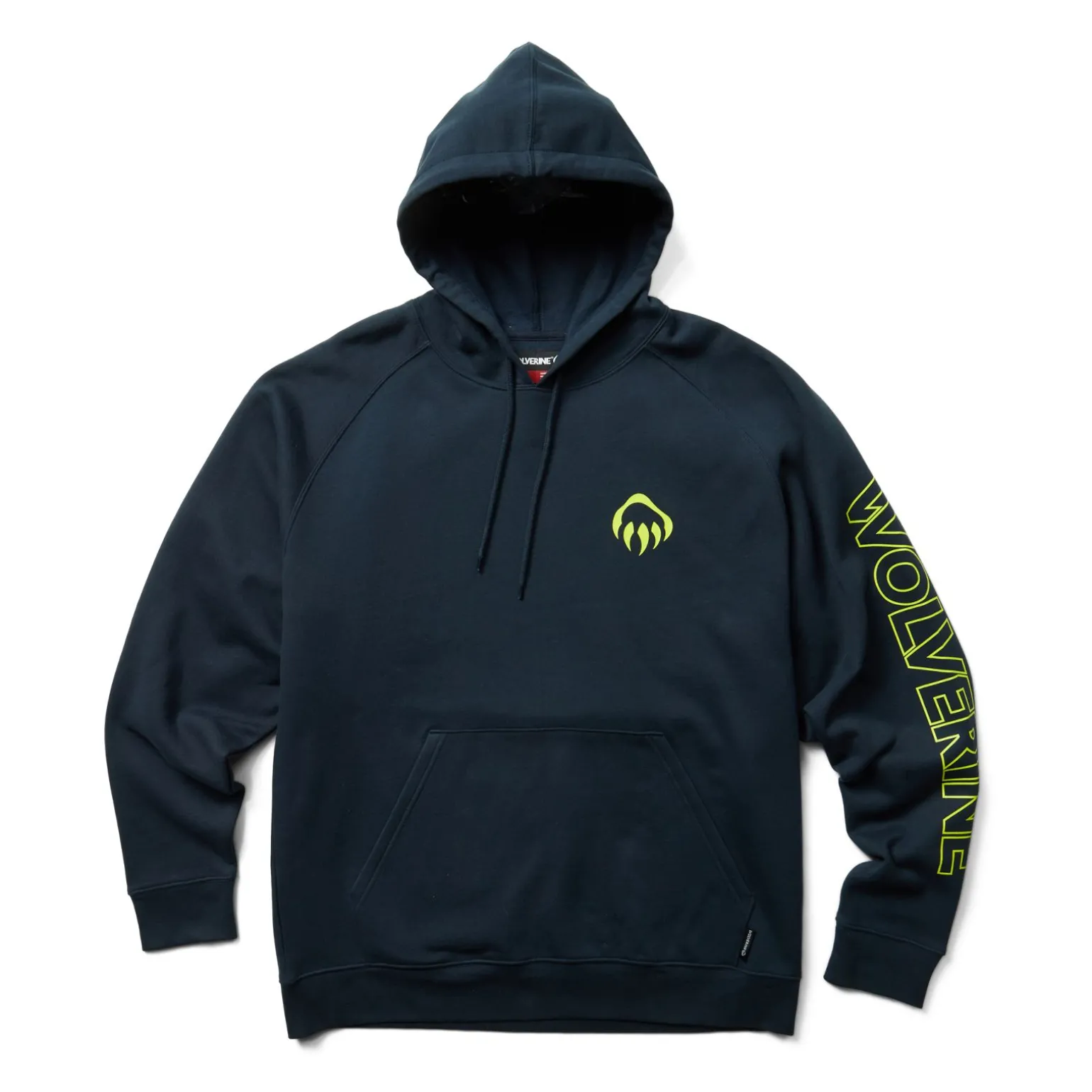 Wolverine Men'S Graphic Raglan Hoody Navy Best