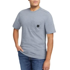 Wolverine Men'S Guardian Cotton™ Pocket Tee Blue Heather Clearance