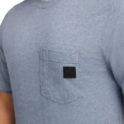 Wolverine Men'S Guardian Cotton™ Pocket Tee Blue Heather Clearance