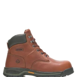 Wolverine Men'S Harrison Lace-Up 6" Work Boot Brown New
