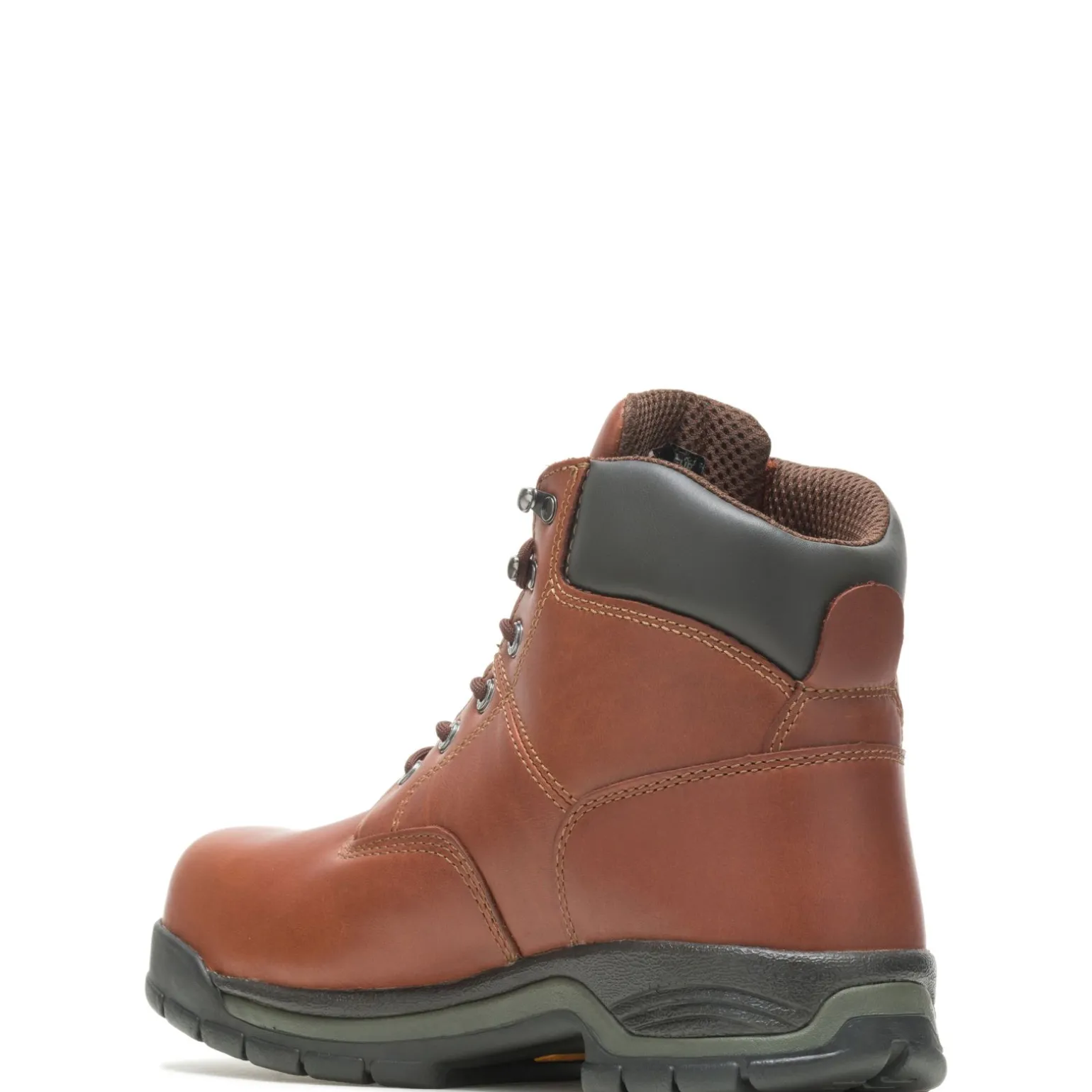 Wolverine Men'S Harrison Lace-Up Steel-Toe 6" Work Boot Brown New