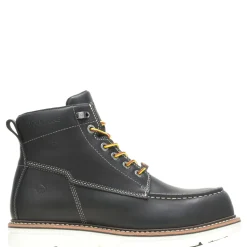 Wolverine Men'S I-90 Durashocks® Moc-Toe 6" Work Boot Black/White Flash Sale