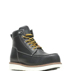 Wolverine Men'S I-90 Durashocks® Moc-Toe Carbonmax® 6" Work Boot Black/White Best