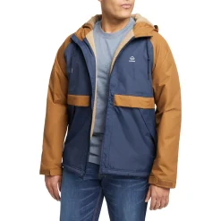 Wolverine Men'S I-90 Sherpa Lined Rain Jacket Navy Flash Sale