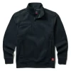 Wolverine Men'S Job Shirt Quarter Zip Black Hot