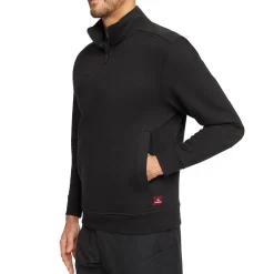 Wolverine Men'S Job Shirt Quarter Zip Black Hot