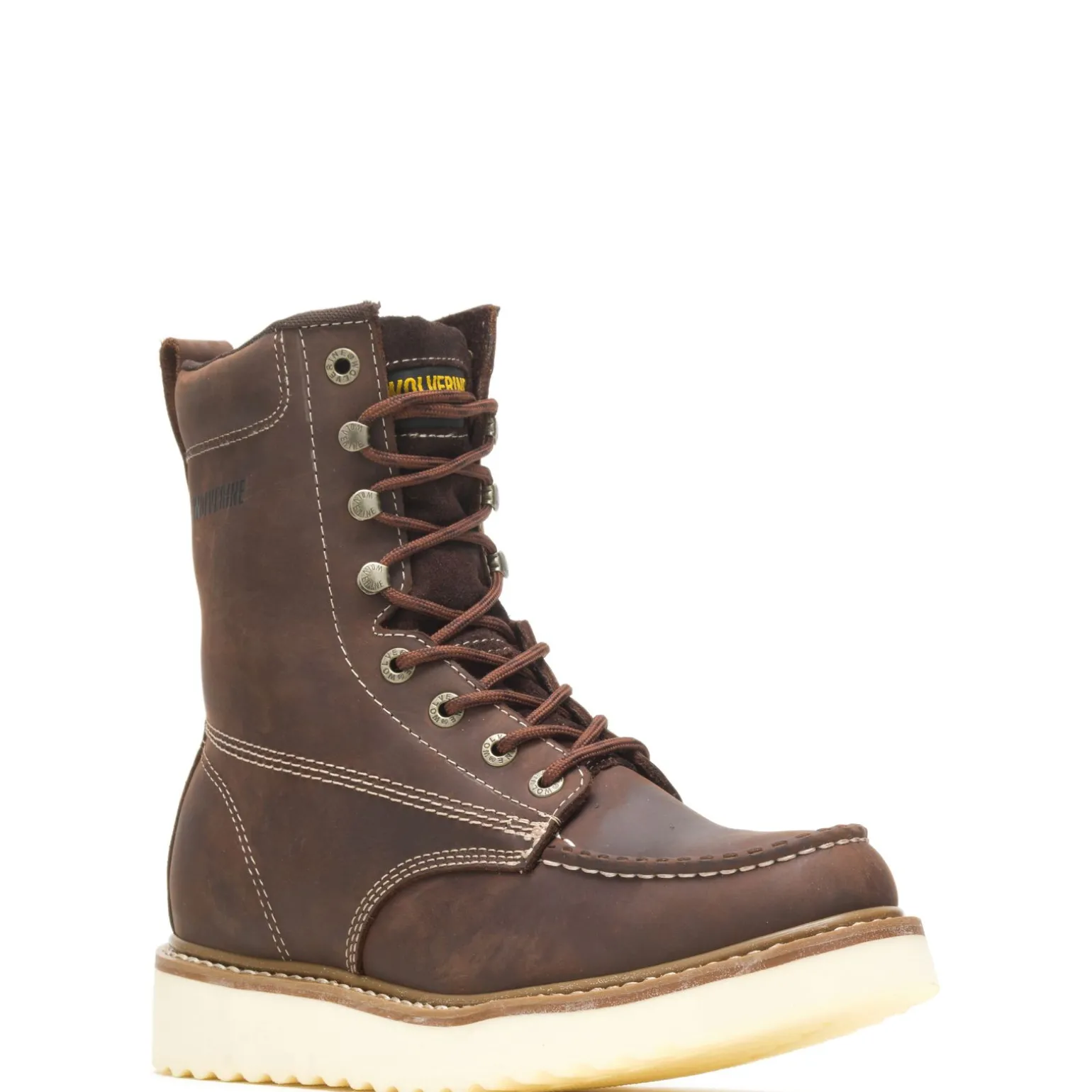 Wolverine Men'S Loader 8" Steel-Toe Wedge Boot Brown Clearance