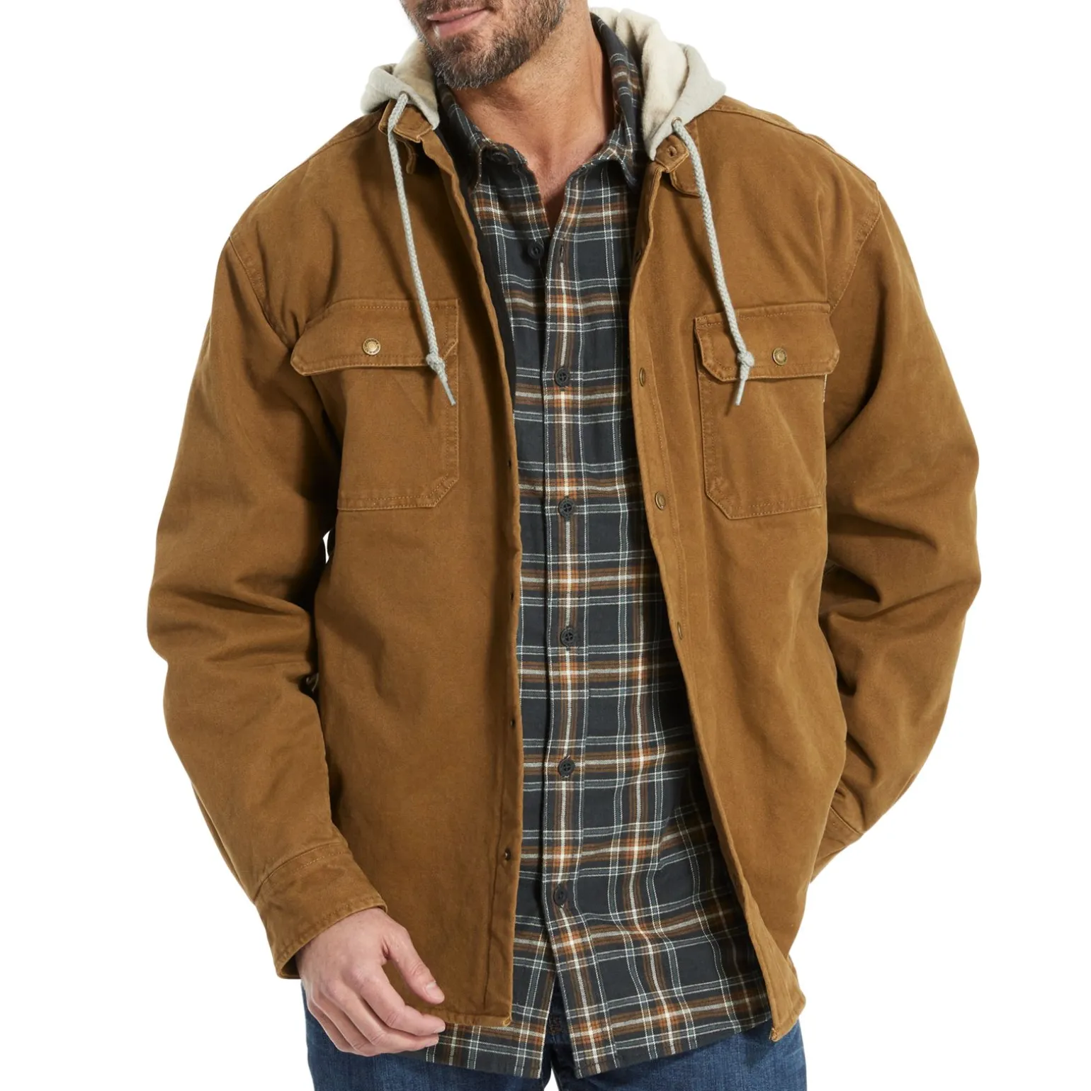 Wolverine Men'S Overman Shirt Jac Chestnut Cheap