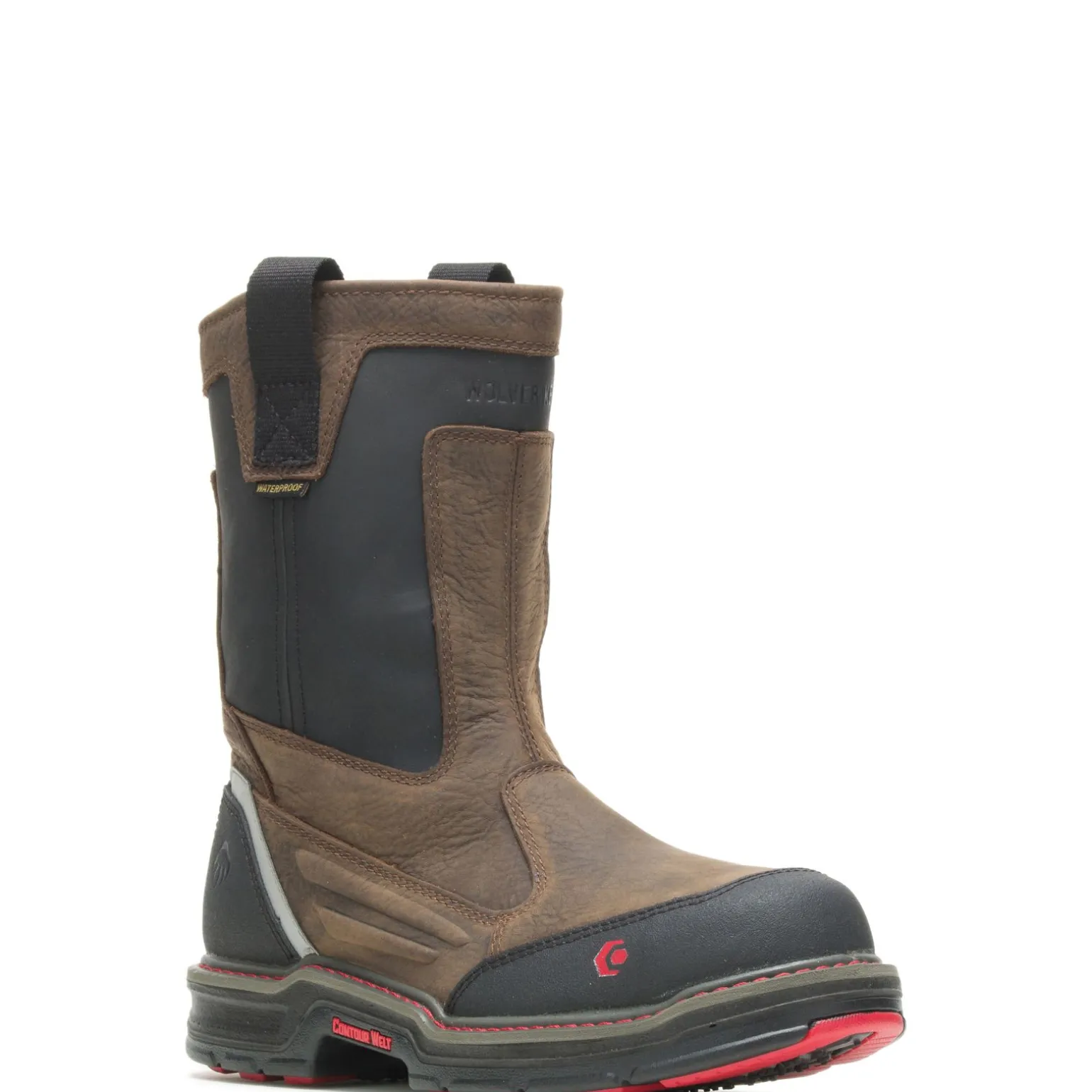 Wolverine Men'S Overman Waterproof Carbonmax® Wellington Brown/Black Store