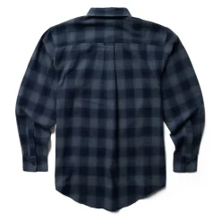 Wolverine Men'S Pike Flannel Shirt Midnight Plaid Fashion