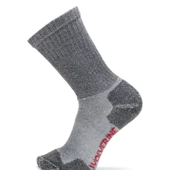 Wolverine Men'S 2-Pk. Safety Toe Moisture Wicking Sock Black Sale