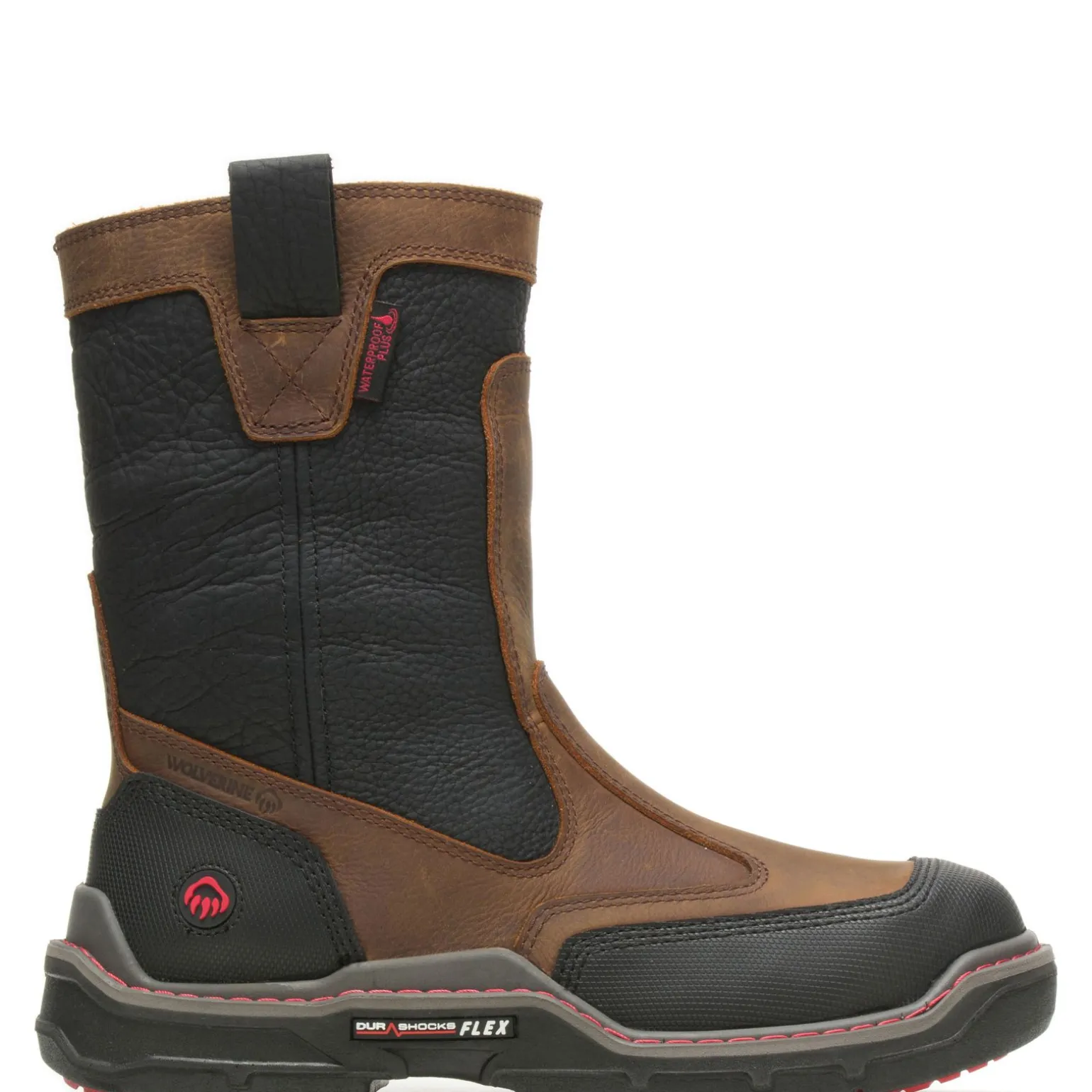 Wolverine Men'S Raider Durashocks® Heavy Duty Carbonmax™ Work Wellington Brown Best