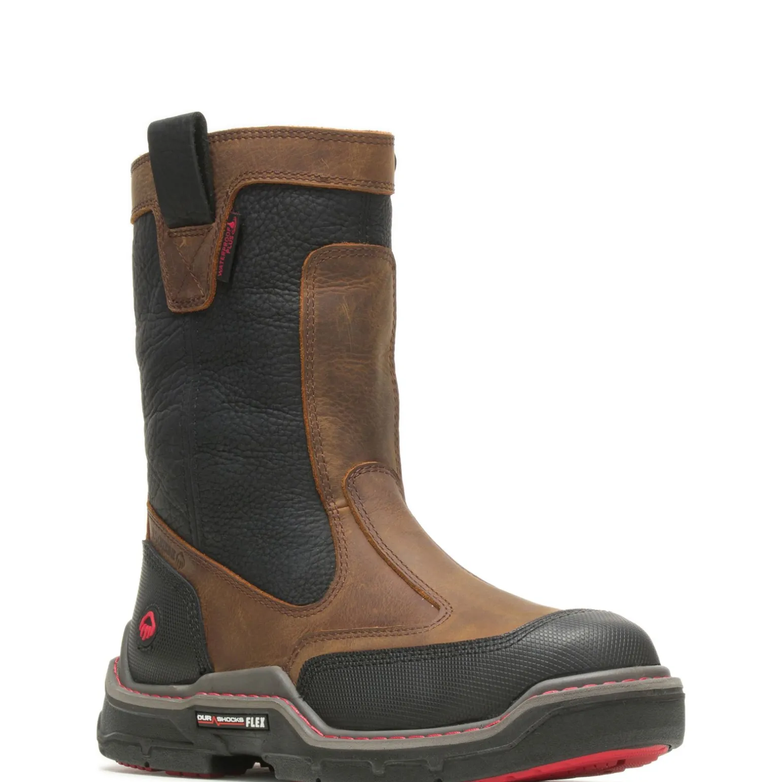 Wolverine Men'S Raider Durashocks® Heavy Duty Carbonmax™ Work Wellington Brown Best