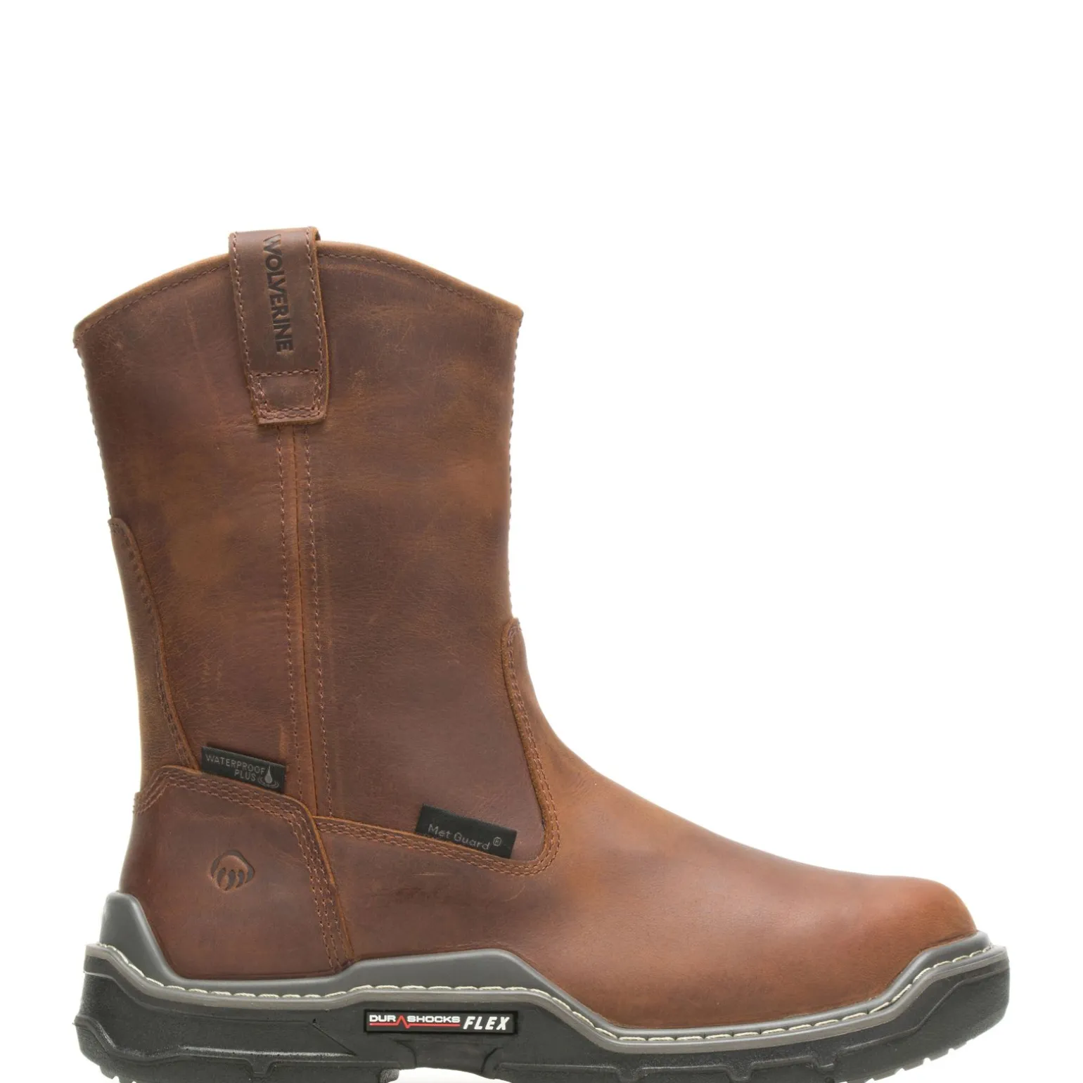 Wolverine Men'S Raider Durashocks® Waterproof Met-Guard Wellington Peanut Best Sale