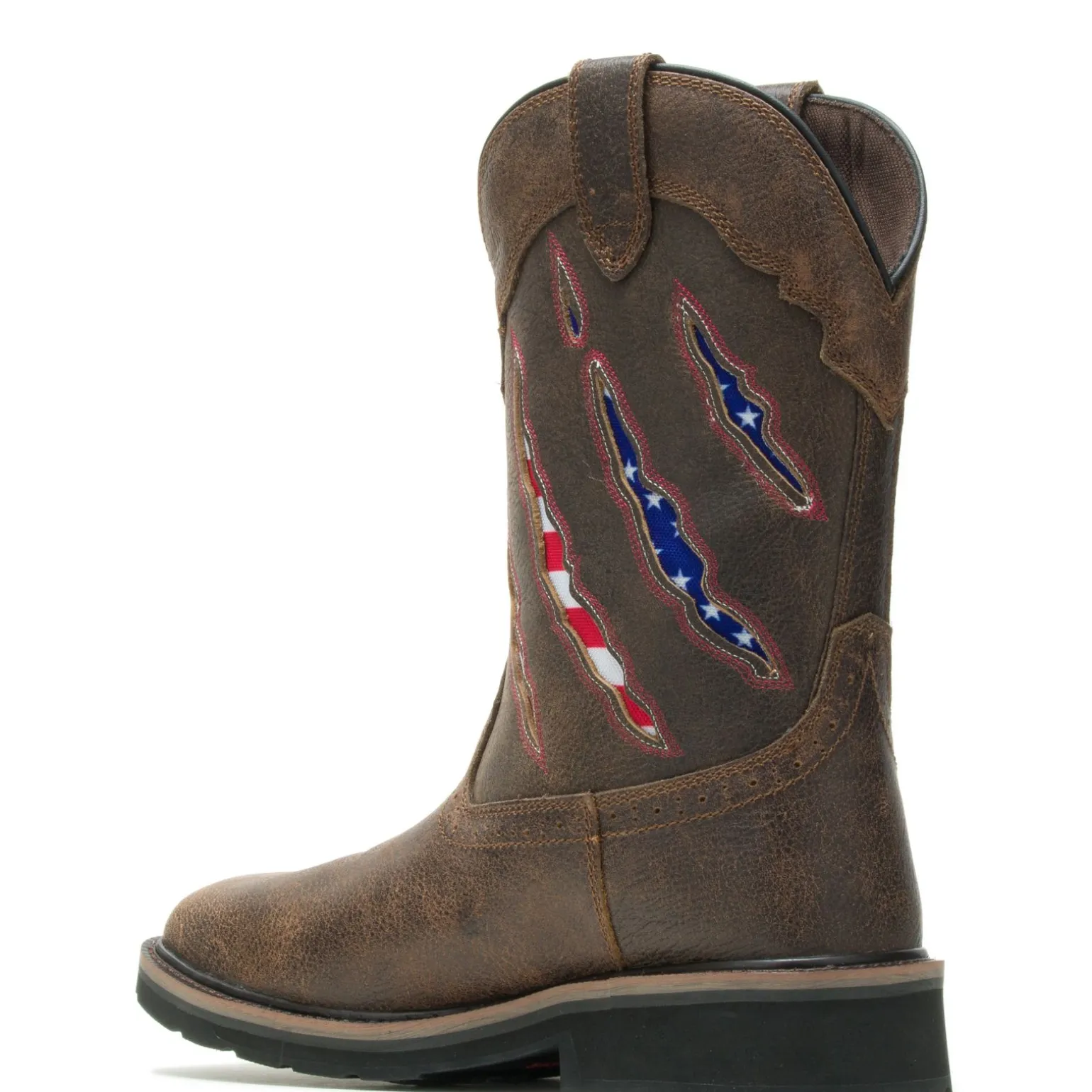 Wolverine Men'S Rancher Claw Steel Toe Wellington Brown/Flag Clearance