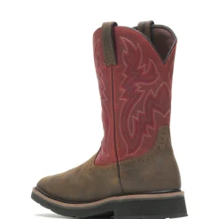 Wolverine Men'S Rancher Met Guard Steel-Toe Wellington Brown/Red Online