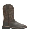 Wolverine Men'S Rancher Square-Toe Steel-Toe Wellington Dk Brown/Rust Hot