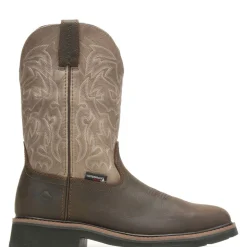 Wolverine Men'S Rancher Waterproof Steel-Toe Work Wellington Taupe/Brown Cheap