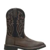Wolverine Men'S Rancher Waterproof Wellington Black/Brown Shop