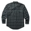 Wolverine Men'S Rivet Flannel Shirt Dark Navy Plaid Hot