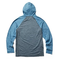 Wolverine Men'S Sun-Stop Eco Hoody Surf Blue Heather Best