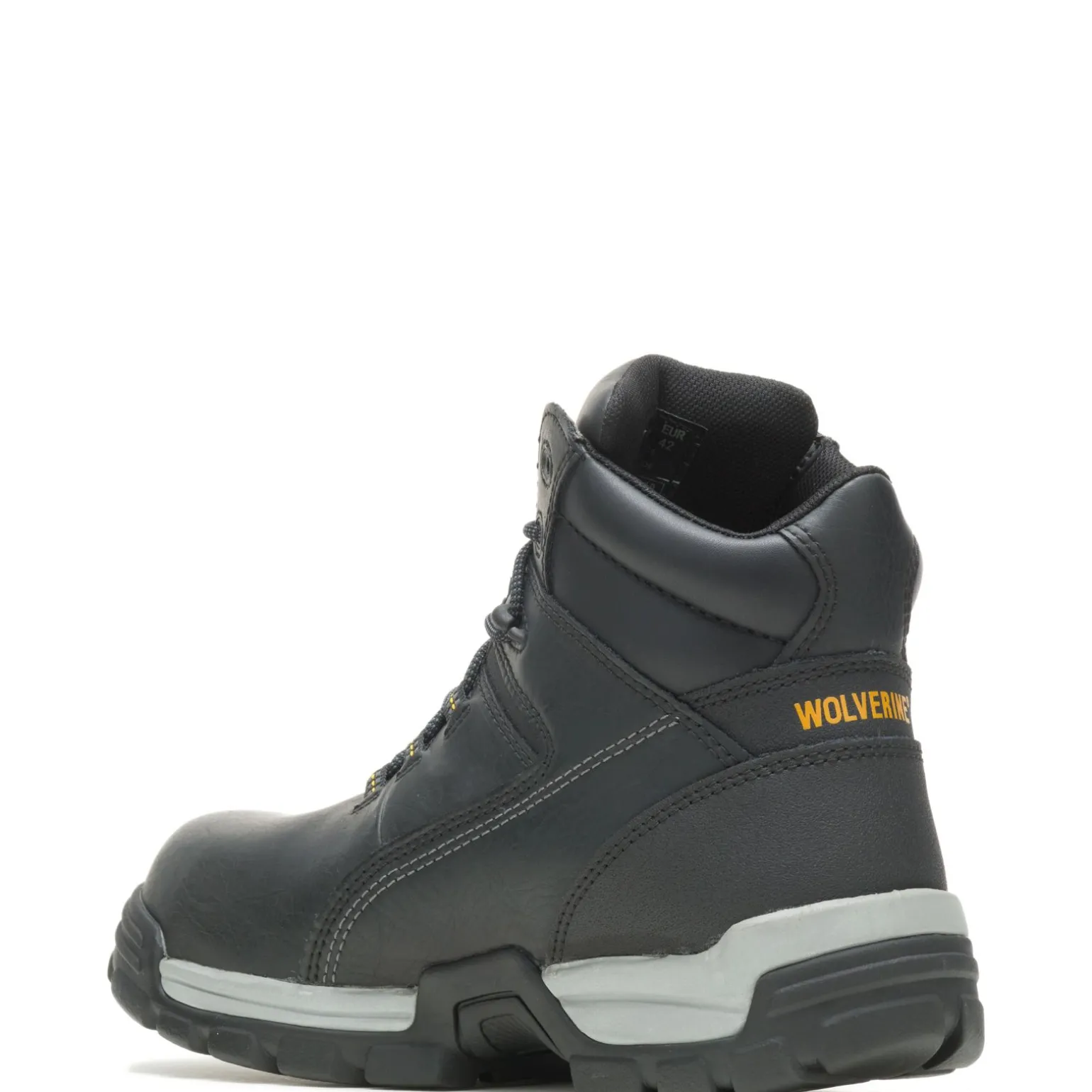 Wolverine Men'S Tarmac Waterproof Reflective Composite-Toe 6" Work Boot Black Cheap