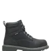Wolverine Women'S Floorhand 6" Steel Toe Boot Black Clearance