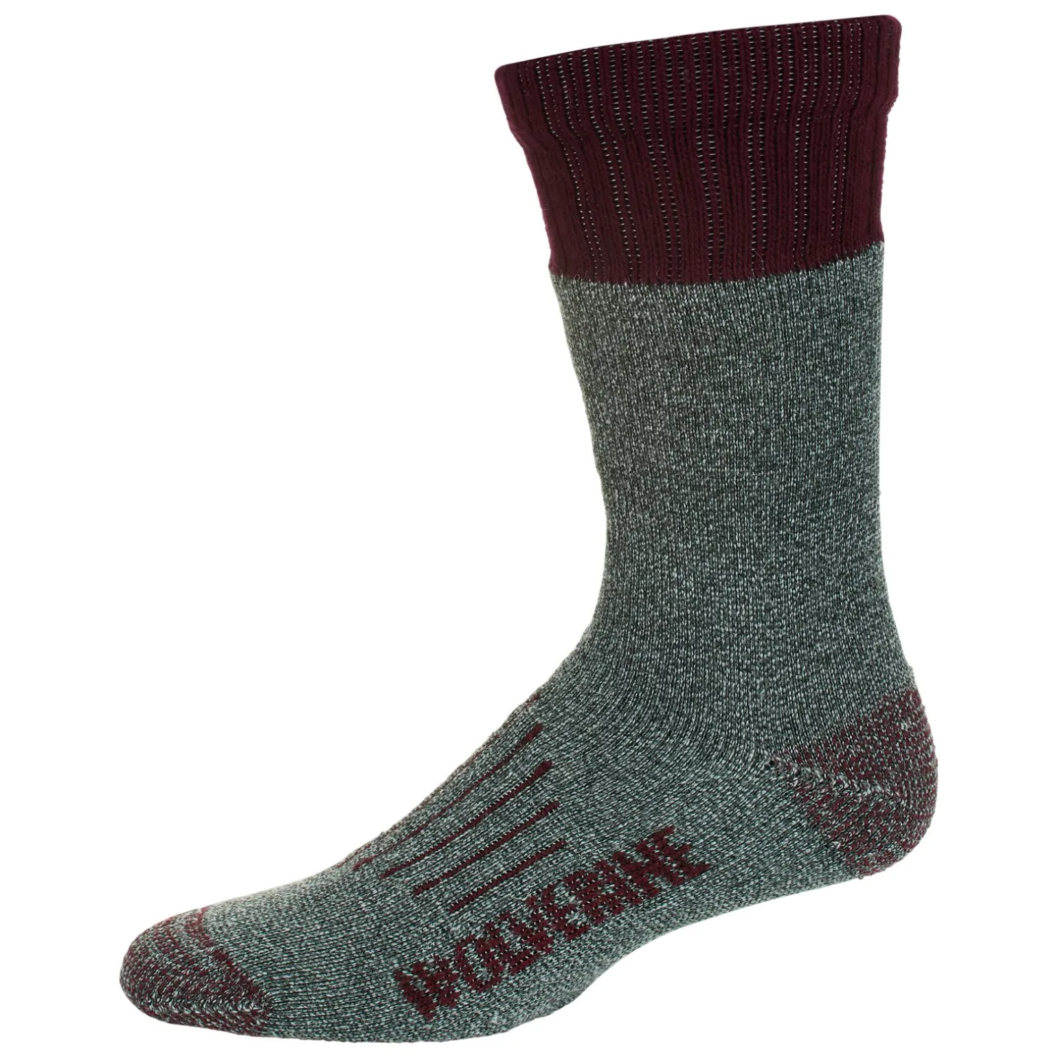 Wolverine Women'S Marl Wool All Season Boot Sock Maroon Cheap