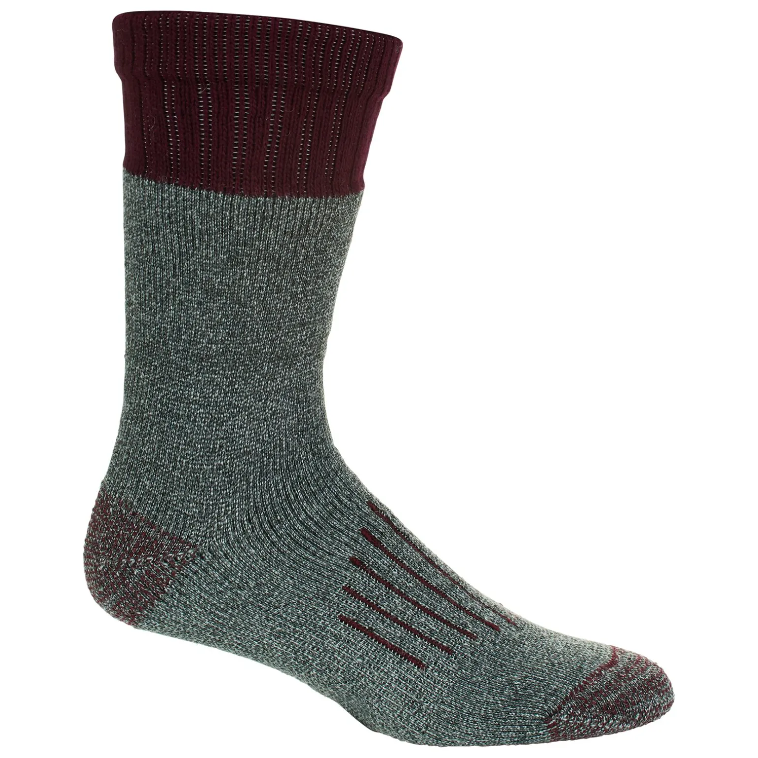 Wolverine Women'S Marl Wool All Season Boot Sock Maroon Cheap