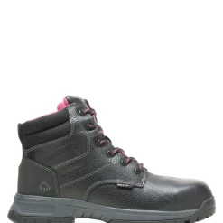 Wolverine Women'S Piper Waterproof Composite-Toe 6" Work Boot Black Best